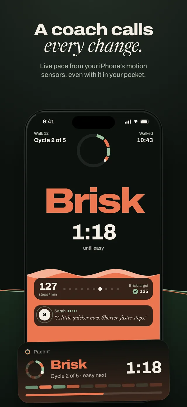 Screenshot from the Pacent App Store listing